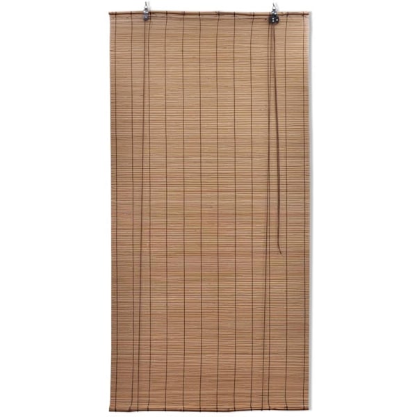 vidaXL Brun Bambu Rullgardin 120 x 160 cm Brun