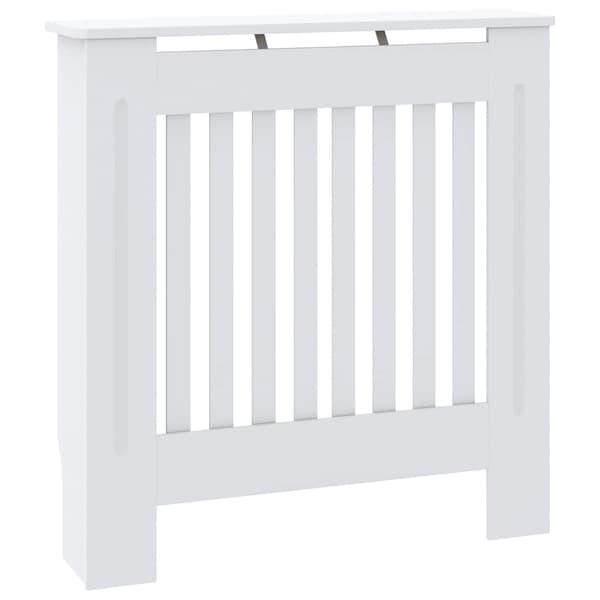vidaXL Elementskydd MDF vit 78 cm Vit