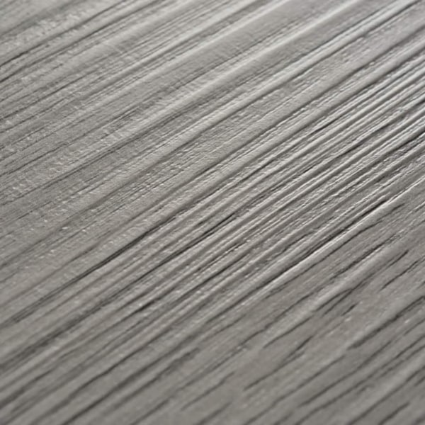 vidaXL Självhäftande PVC-golvplankor 5,02 m² 2 mm mörkgrå grå