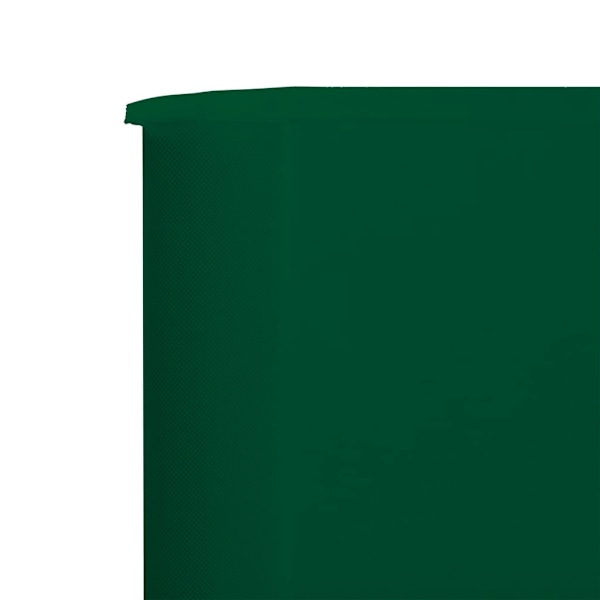 vidaXL Vindskydd 3 paneler tyg 400x160 cm grön Grön