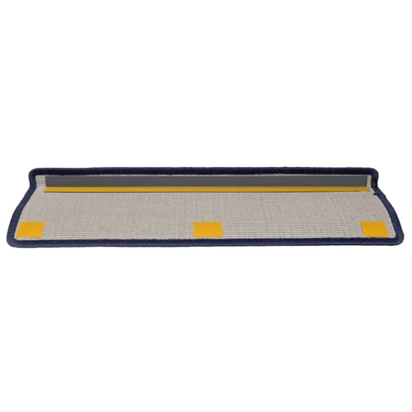 vidaXL Trappstegsmattor 15 st 65x25 cm grå och blå multifärg