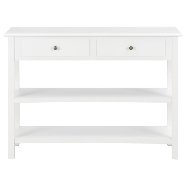 vidaXL Skänk vit 110x35x80 cm MDF Vit