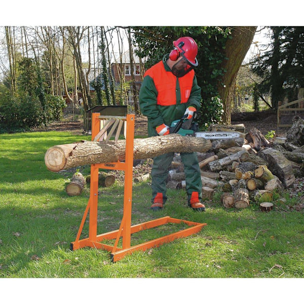 Draper Tools Sågbock för stockar 150 kg orange