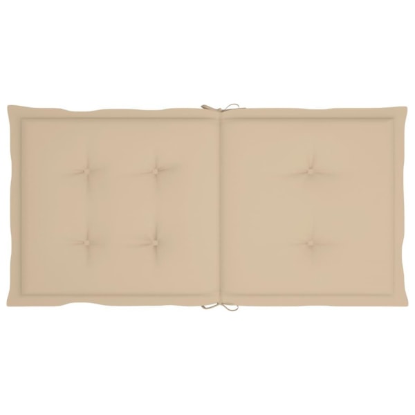 vidaXL Stolsdynor 6 st beige 100x50x3 cm oxfordtyg Beige