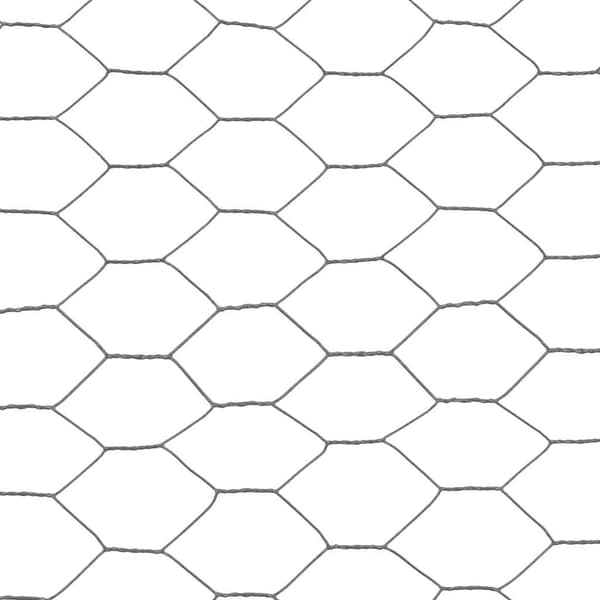 vidaXL Hönsnät stål med PVC-beläggning 25x1,2 m grå grå