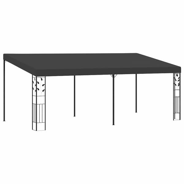 vidaXL Väggmonterad paviljong 6x3x2,5 m antracit Antracit