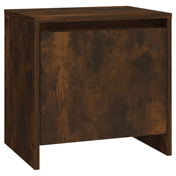 vidaXL Sängbord 2 st rökfärgad ek 45x34x44,5 cm konstruerat trä Brun