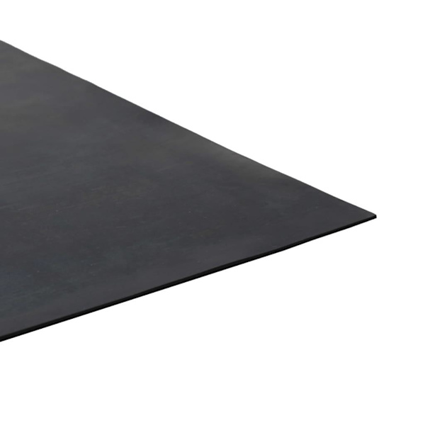 vidaXL Halkfri matta 1,2x2 m 1 mm jämn Svart