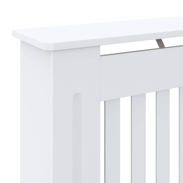 vidaXL Elementskydd MDF vit 78 cm Vit