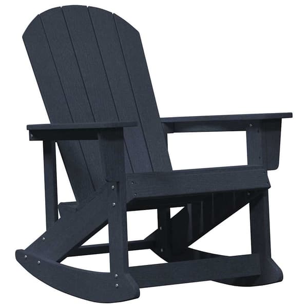 vidaXL Adirondack Gungstolar 2 st Mörkblå HDPE Marinblå