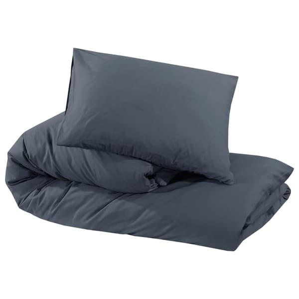 vidaXL Bäddset antracit 200x220 cm bomull Antracit