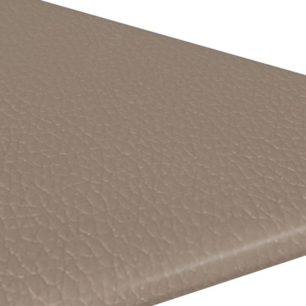 vidaXL Väggpaneler 12 st cappuccino 30x30 cm konstläder 0,54 m² Brun
