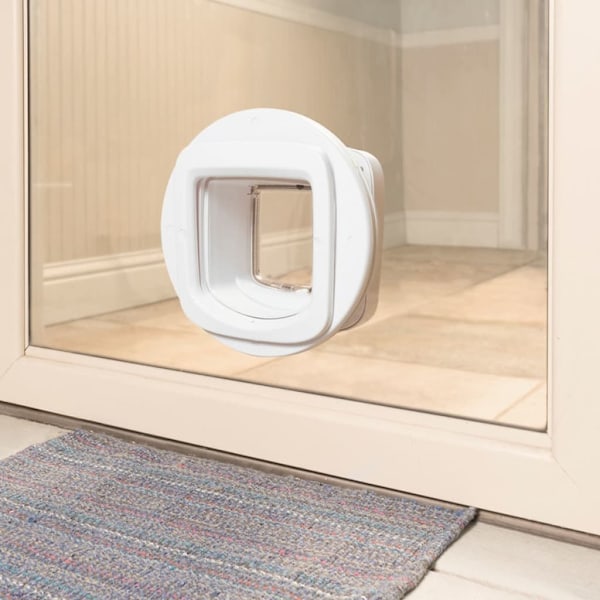 PetSafe Kattlucka med mikrochip vit PPA19-16145 Vit