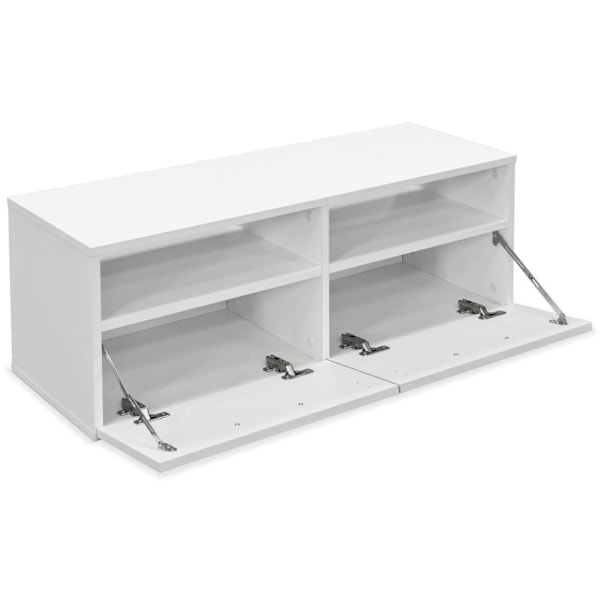 vidaXL TV-möbel spånskiva 95x35x36 cm vit Vit