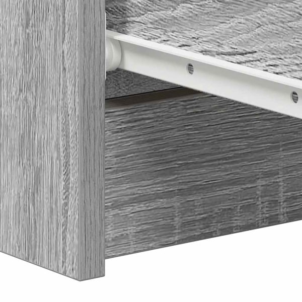 vidaXL Byrå grå sonoma 60x35x98,5 cm konstruerat trä Grå