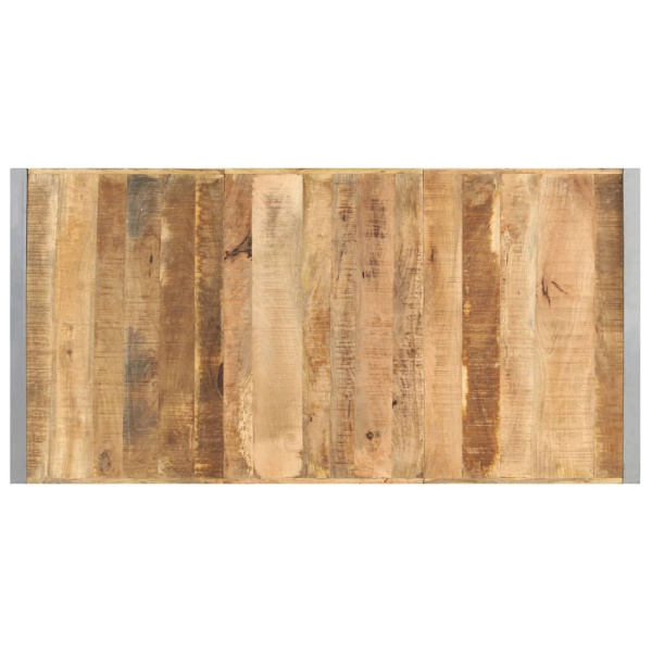 vidaXL Soffbord 180x90x40 cm grovt mangoträ Brun