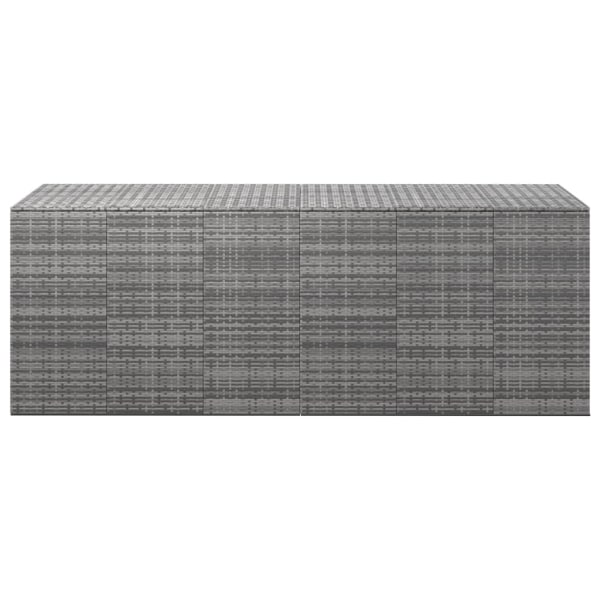 vidaXL Dynbox PE-rotting 291x100,5x104 cm grå grå