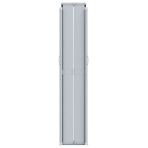 vidaXL Infällbar sidomarkis 220x600 cm blå Blå