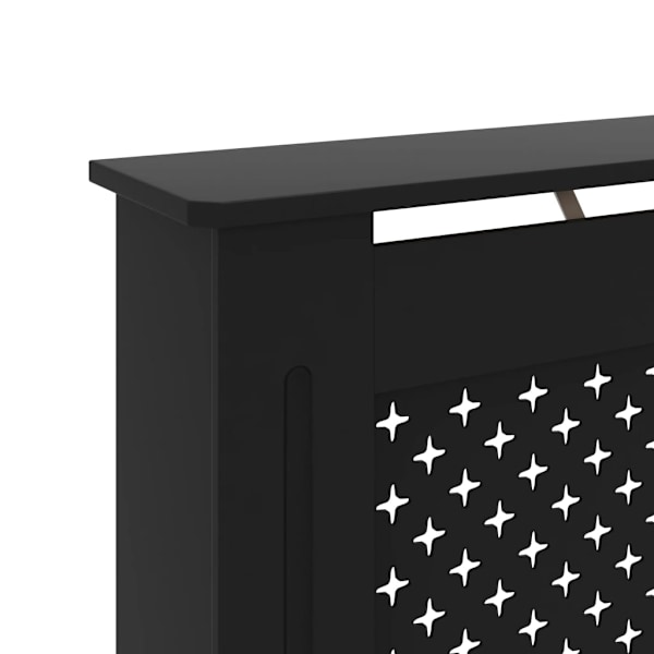 vidaXL Elementskydd svart 172x19x81,5 cm MDF Svart