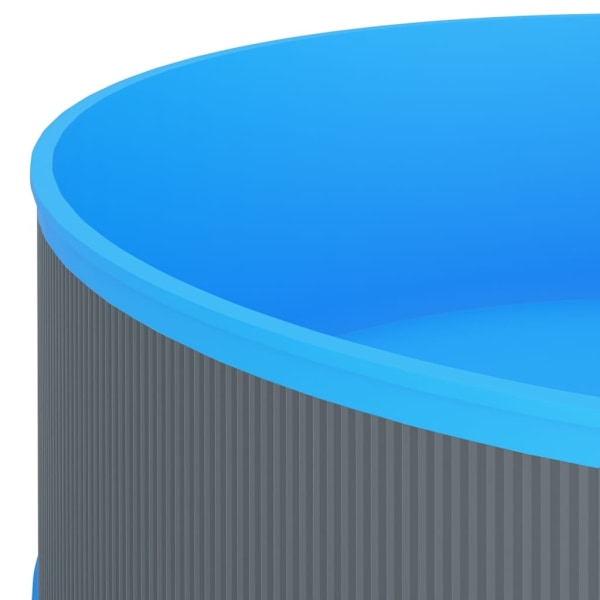vidaXL Plaskpool 350x90 cm grå Vit
