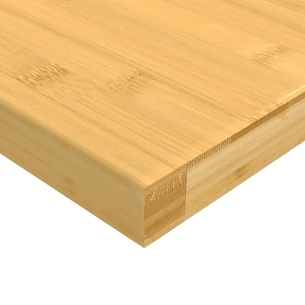 vidaXL Vägghylla 60x20x2,5 cm bambu Brun