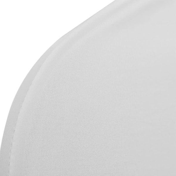 vidaXL Stolsöverdrag stretch 50 st vit Vit