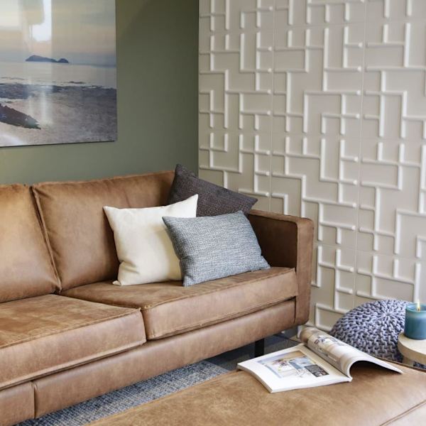 WallArt 3D Väggpaneler 24 st GA-WA16 tetris Vit