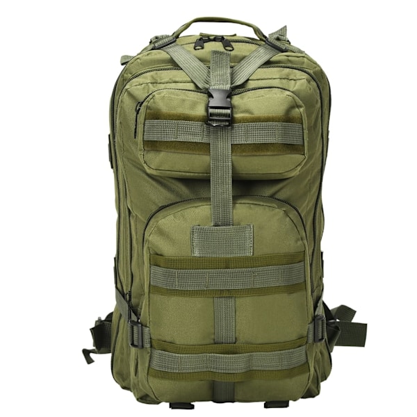 vidaXL Arméryggsäck 50 L olivgrön Grön