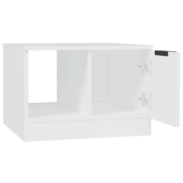 vidaXL Soffbord vit 50x50x36 cm konstruerat trä Vit