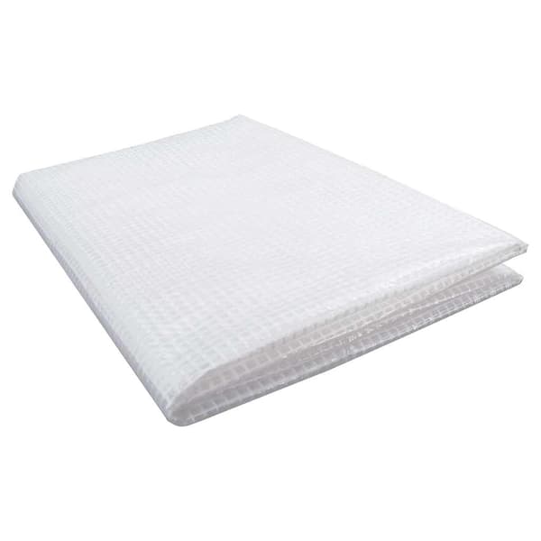 vidaXL Leno presenning 140 g/m² 4x4 m vit Vit