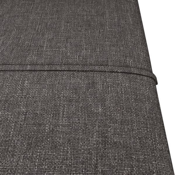 vidaXL Väggpaneler 12 st mörkgrå 30x30 cm tyg 1,08 m² Grå