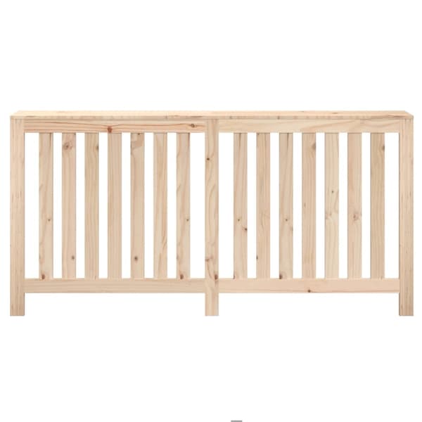 vidaXL Elementskydd 169x19x84 cm massiv furu Brun