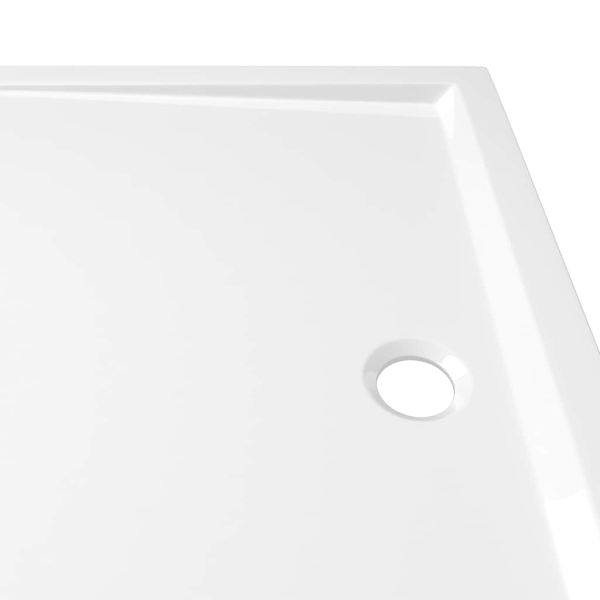 vidaXL Duschkar rektangulärt ABS vit 70x100 cm Vit
