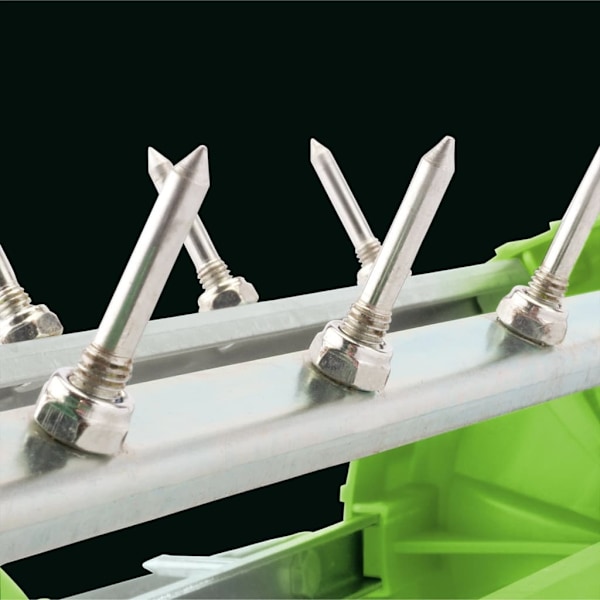 Draper Tools Gräsmatteluftare 450 mm grön Grön