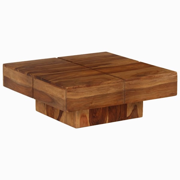 vidaXL Soffbord 80x80x30 cm massivt akaciaträ Brun