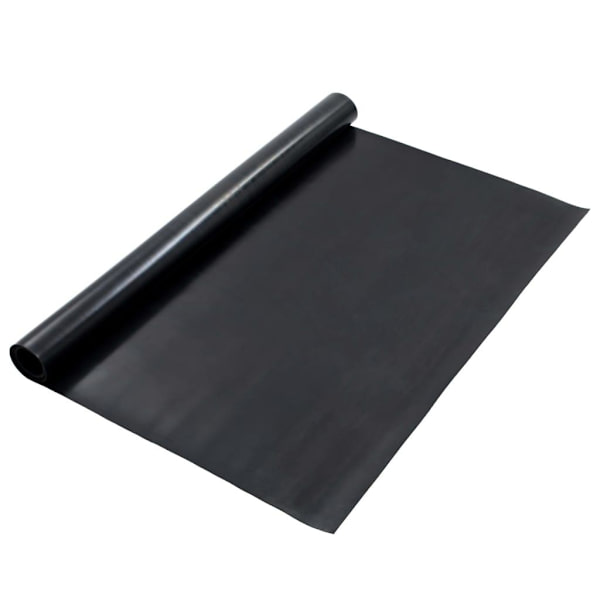 vidaXL Halkfri matta 1,2x2 m 2 mm jämn Svart