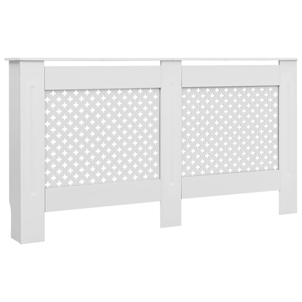 vidaXL Elementskydd vit 152x19x81,5 cm MDF Vit