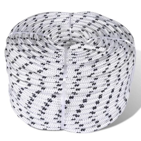vidaXL Båtlina 6 mm x 50 m polyester