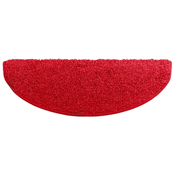 vidaXL Trappstegsmattor 10 st 65x21x4 cm röd Röd