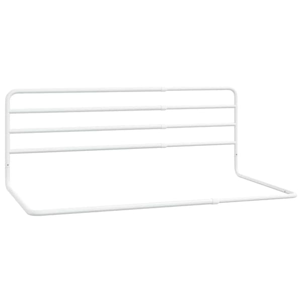 vidaXL Sängskena för barn vit (76-137)x55 cm tyg Vit