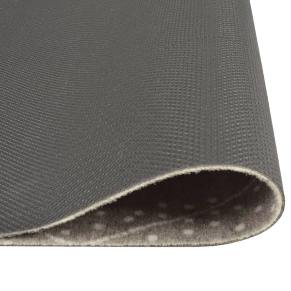vidaXL Köksmatta maskintvättbar romb 60x300 cm sammet Grå