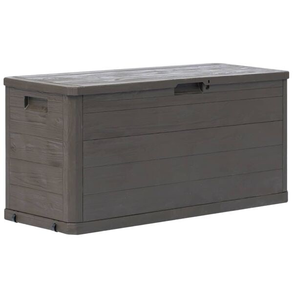 vidaXL Dynbox 280 liter brun Brun