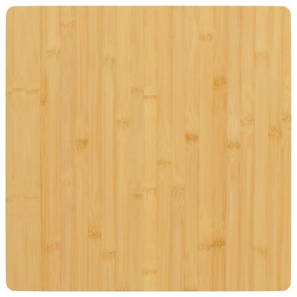 vidaXL Bordsskiva 40x40x4 cm bambu Brun