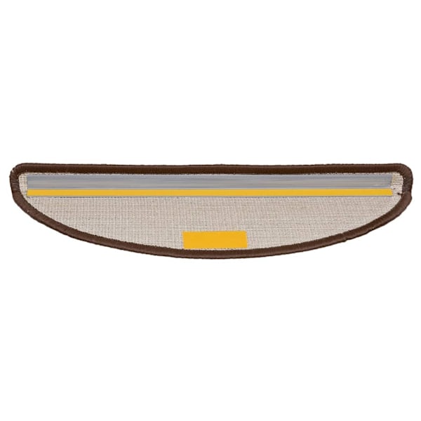 vidaXL Trappstegsmattor 10 st 56x17x3 cm brun Brun