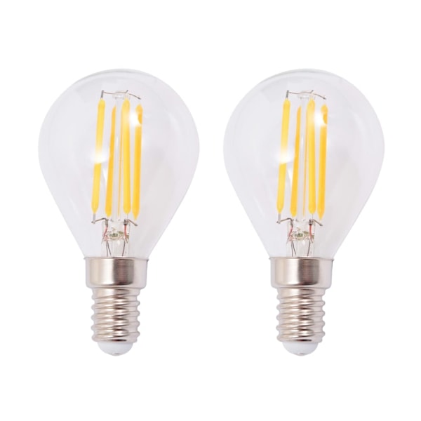 vidaXL Vägglampor 2 st med LED-filamentlampor 8 W multifärg