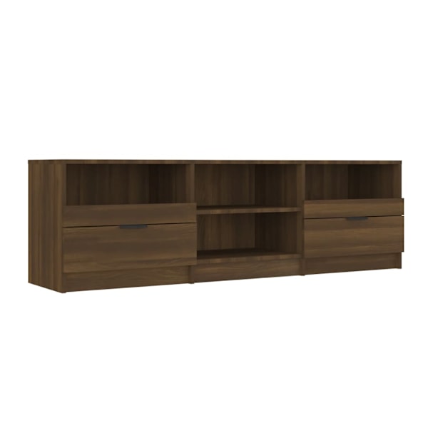 vidaXL Tv-bänk brun ek 150x33,5x45 cm konstruerat trä Brun
