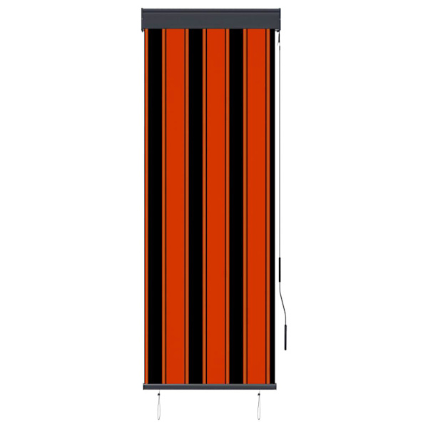 vidaXL Rullgardin utomhus 60x250 cm orange och brun Orange