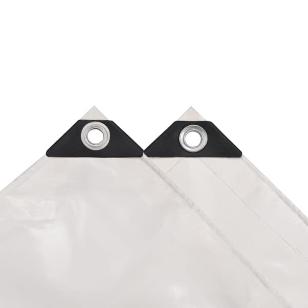 vidaXL Presenning 650 g/m² 3x5 m vit Vit