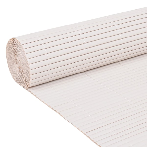 vidaXL Insynsskydd 110x400 cm vit Vit
