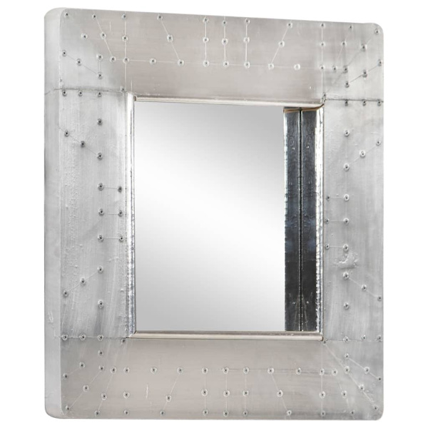vidaXL Spegel 50x50 cm metall Silver